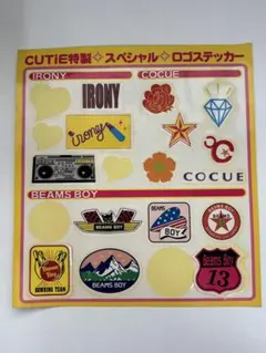 IRONY COCUE BEAMS BOY ステッカーセットのサムネイル