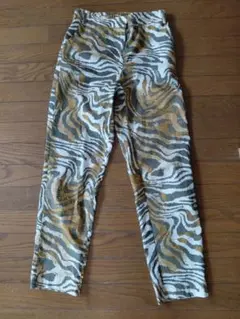 00s Y2K archive Zebra flock Denim Pants - メルカリ