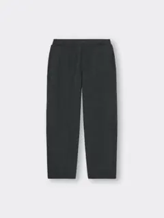 GU ジーユー ウォッシュドスウェットワイドパンツ S ダークグレー 新品未使用