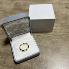 ブシュロン ファセット ダイヤ 1P リング 4号(45) K18PG 箱ギャラ