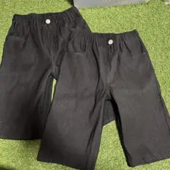 ブラックハーフパンツ 双子君に
