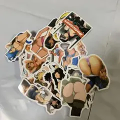 アニメキャラクター セクシーステッカーセット