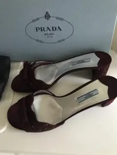 【新品】prada レディース　サンダル　ミュール　39.5（25〜26.5）