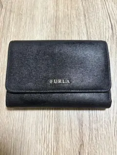FURLA 三つ折り財布 ブラック