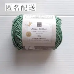 【匿名配送】NEWエンジェルコットン 2011 　緑 あさみどり 編み物