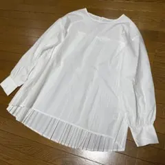huitiemem nid プリーツシャツブラウス
