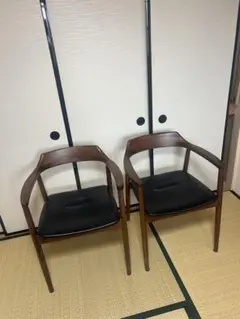 【美品】関家具　セスナ　チェア　肘付き　2点　直接取引希望のサムネイル