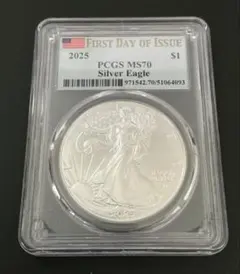 アメリカイーグル銀貨◇FirstStrike®パッケージ入り1枚◇タイプ1