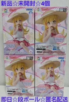 物語シリーズ　ちょこのせ　プレミアムフィギュア　忍野忍　全１種　 4個　新品