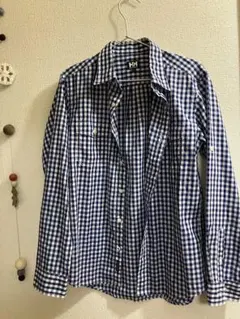 日曜セール！HELLYHANSEN メンズ　綿　長袖シャツ　ほぼ未使用　Mサイズ