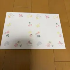 カラフルなイラストのポストカードセット　6枚セット