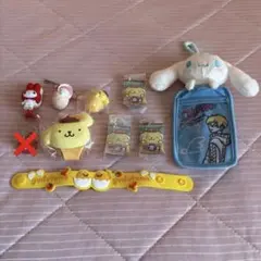 サンリオ　ガチャガチャ ランダムラバーバンド キーホルダー ウォッチ