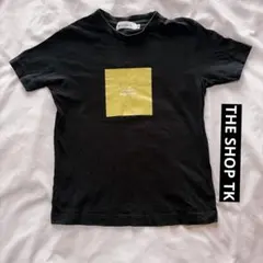 THE SHOP TK Tシャツ 120 半袖　黒　ロゴ　綿100% トップスのサムネイル