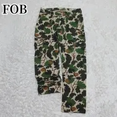 エフオービー　FOB　ワークパンツ　ベージュ　グリーン　総柄　迷彩　カジュアルのサムネイル