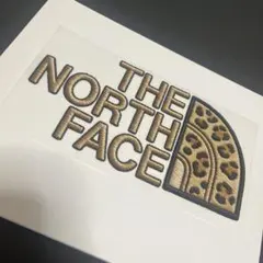 THE NORTH FACE ヒョウ柄 刺繍アイロンプリントシート