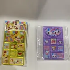 CRUX タイルシール風 キーホルダー バッジ