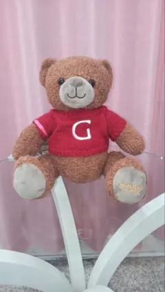 GODIVA 2023 クマのぬいぐるみ 赤セーターのサムネイル
