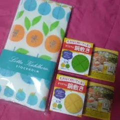 SUNTORY ALL FREE オリジナル鍋敷き2種、かやふきん2枚　kkのサムネイル
