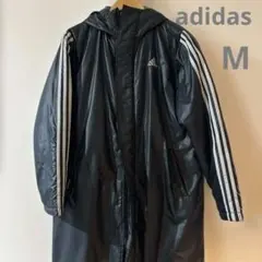 ぱ*る様 adidas フード付きロングベンチコート　M
