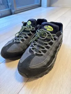 NIKE エアマックス95 エッセンシャル 黒グレーネオンイエロー 29.0cm