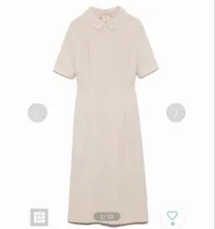 CELFORD 襟付きネイビーワンピース 36/S フォーマル