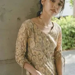 Kastaneバックオープンレースドレス THE URBAN BLANCHE - メルカリ