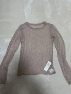 FREES MART ベージュ レース長袖トップス