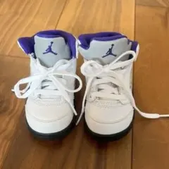 Jordan ハイカットシューズ ホワイト/パープル