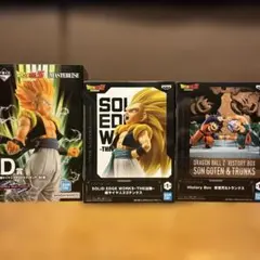 ドラゴンボール 超サイヤ人 ゴテンクス 一番くじ 出陣 フィギュア 2個セット