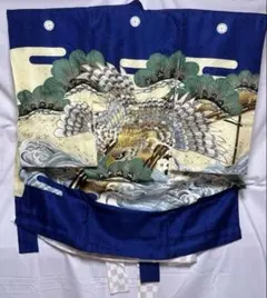 1-G お宮参り 七五三　着物、長襦袢　男の子　正絹 祝い着