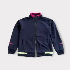 アディダス adidas トラックジャケット M 紺 Y2K スポーツ