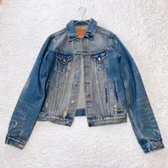 EZRA FITCH アバクロ　デニムジャケット　Gジャン　ヴィンテージ加工