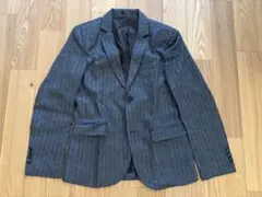 メンズ　ビジネスジャケット　ネイビー