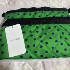 LeSportsac キルティングポーチ ハート神崎恵さんコラボ新品のサムネイル