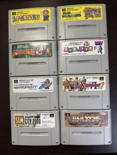 スーパーファミコン ソフト 6本セット ジャンク - メルカリ