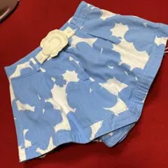 コットンショーパン白青