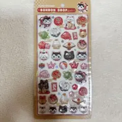 【国内購入正規品】ボンボンドロップシール　和柄猫