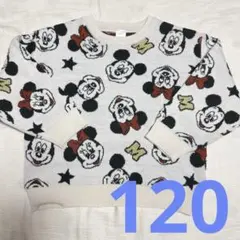 バースデイ futafuta ミッキー ミニー ニット セーター 120