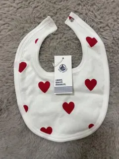 プチバトー　ハート柄 スタイ