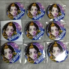 初版　蜂楽　蜂楽廻　浴衣　縁日　缶バッジ　ブルーロック　ブルロ　9個　祭り　夏