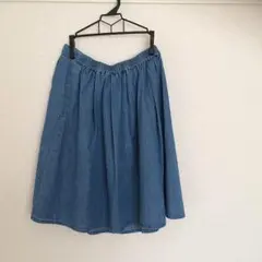 デニムボリュームスカート