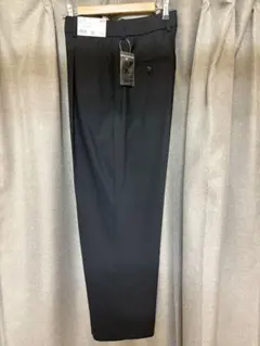 ◆Ryo 様専用新品タグ付　ユニクロ　タックワイドパンツ ブラック L丈長め ◆