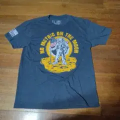 アメリカンTシャツNO METRIC ON THE MOON Tシャツ L古着