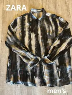 ZARA ドレスシャツ　メンズ　L