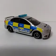 トミカ　三菱ランサーエボリューション　X 英国仕様パトカー