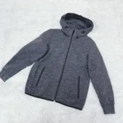ユニクロ/UNIQLO (S) スウェットパーカー フード ダークグレー