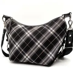 未使用級✨バーバリーブルーレーベル ショルダーバッグ ノバチェック ブラック