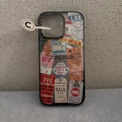 CASETiFY iPhone16Pro MAXケース 旅行タグデザイン