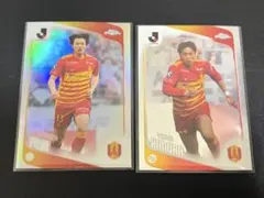 Topps Chrome Jリーグ 名古屋グランパス 2枚セット 藤井 木村