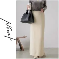 NEUNA♡ スリット入りラメニットスカート